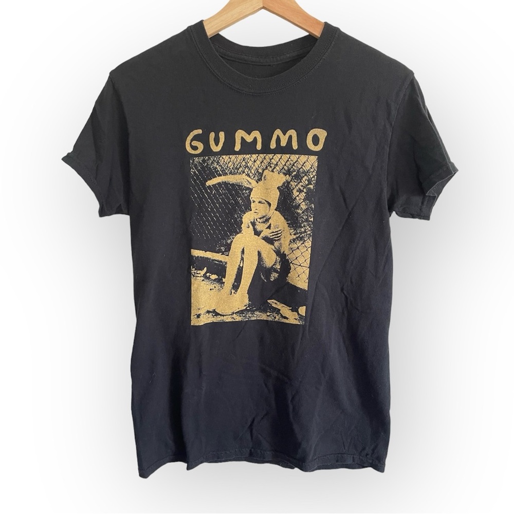 Gummo Bunny Boy T-Shirt Handprinted Tee Shirt Unisex Size S